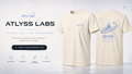 Atlyss Labs Blueprint Tee – Ivory